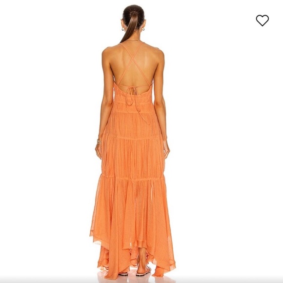 SIMKHAI Winnie Dress in Caramel - Picture 5 of 12